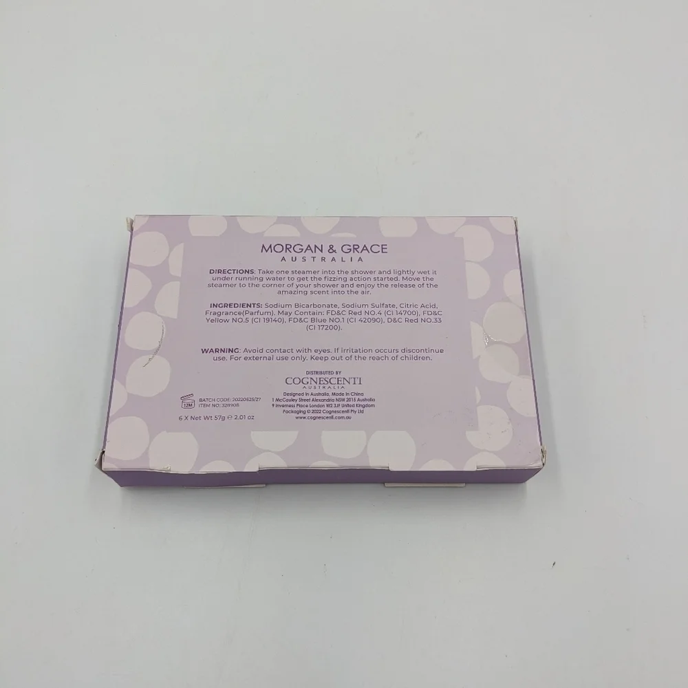 NWT Morgan & Grace Winter Berries Shower Steamers